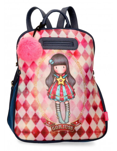 MOCHILA 38CM.GORJUSS FRIENDS MOON BUTTONS